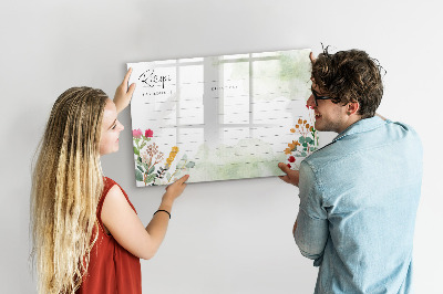 Magnetic erase board Place for the recipe