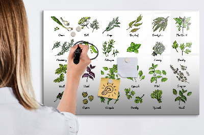 Magnetic erase board Types of trees