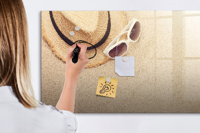 Magnetic writing board Summer accessories