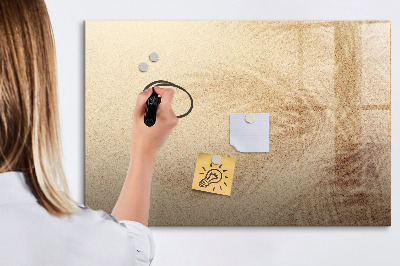 Magnetic erase board Abstract leaves