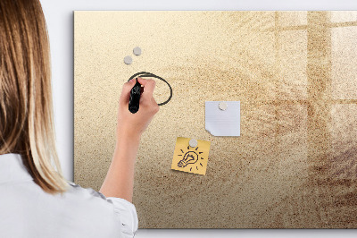 Magnetic erase board Abstract leaves