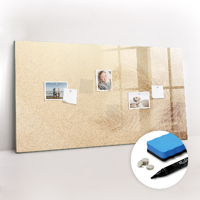 Magnetic erase board Abstract leaves