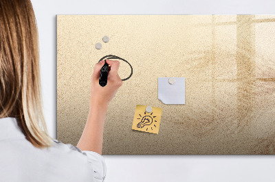 Magnetic erase board Abstract leaves