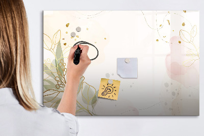 Magnetic writing board Pastel abstraction