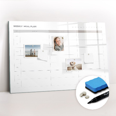 Magnetic erase board Simple menu