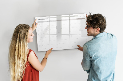 Magnetic erase board Simple menu
