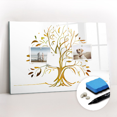 Magnetic writing board Golden tree
