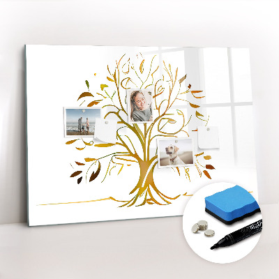 Magnetic writing board Golden tree