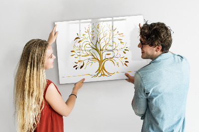 Magnetic writing board Golden tree