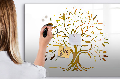 Magnetic writing board Golden tree