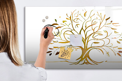 Magnetic writing board Golden tree
