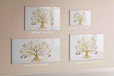 Magnetic writing board Golden tree