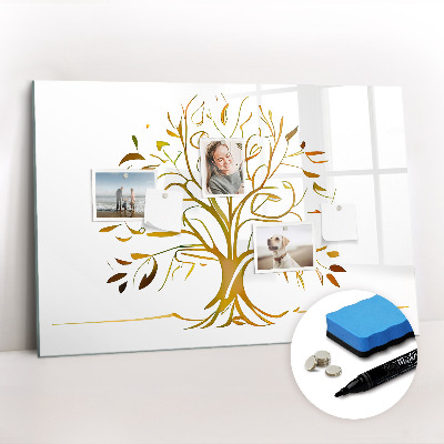 Magnetic writing board Golden tree
