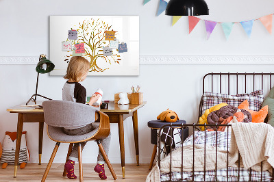 Magnetic writing board Golden tree