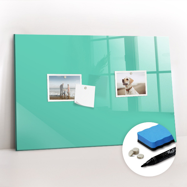Magnetic writing board Turquoise color