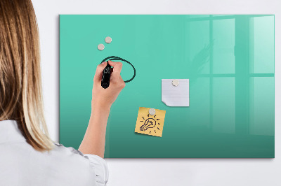 Magnetic writing board Turquoise color