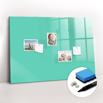 Magnetic board for drawing Turquoise color