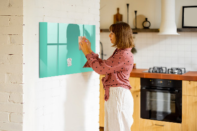 Magnetic board for drawing Turquoise color