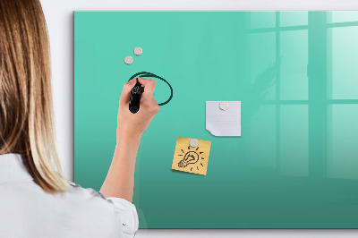 Magnetic writing board Turquoise color