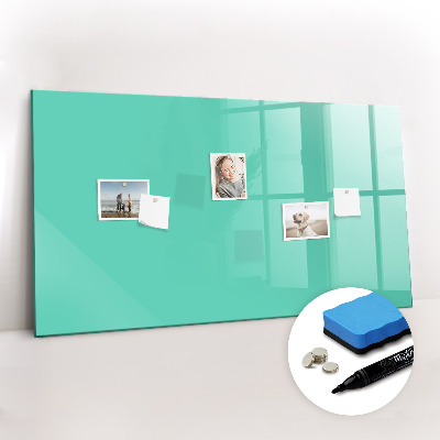 Magnetic writing board Turquoise color