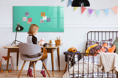 Magnetic writing board Turquoise color