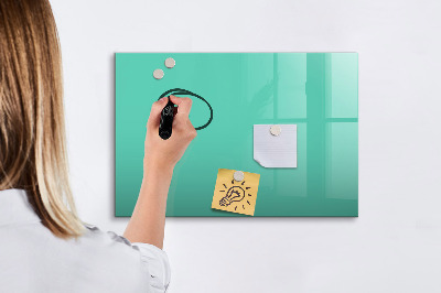 Magnetic writing board Turquoise color