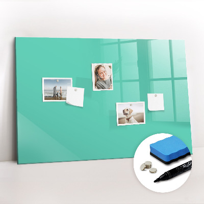 Magnetic board for drawing Turquoise color