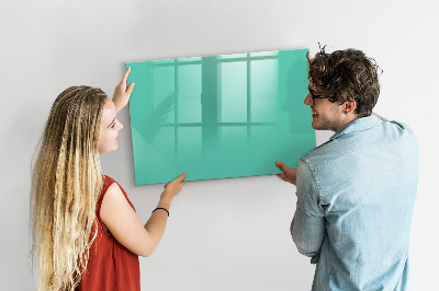 Magnetic writing board Turquoise color