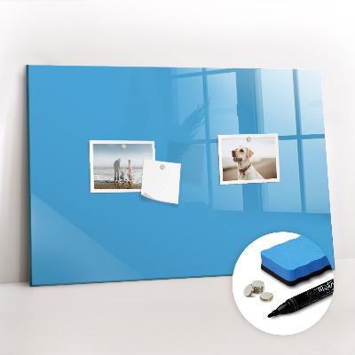 Magnetic board for drawing Blue color