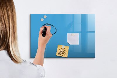 Magnetic board for drawing Blue color