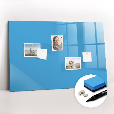 Magnetic board for drawing Blue color