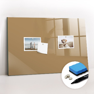 Magnetic erase board Color dark beige