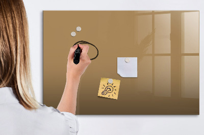 Magnetic erase board Color dark beige