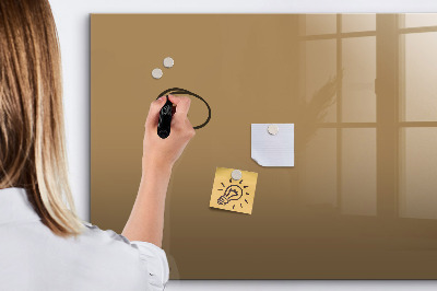 Magnetic erase board Color dark beige