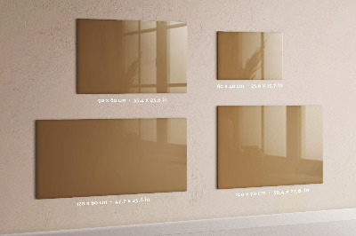 Magnetic board for writing Color dark beige