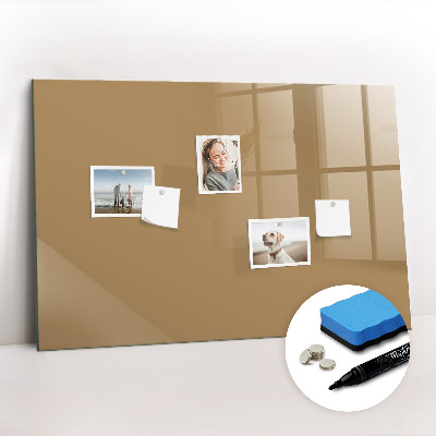Magnetic erase board Color dark beige