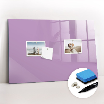 Magnetic writing board Lilac color