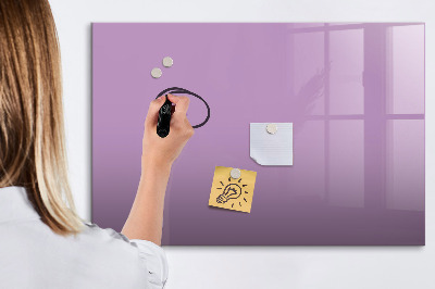Magnetic writing board Lilac color