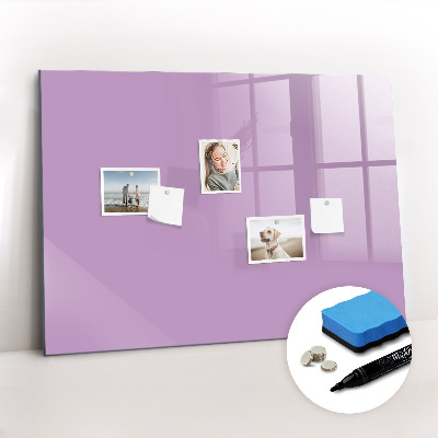 Magnetic board for drawing Lilac color