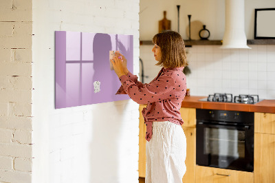Magnetic writing board Lilac color