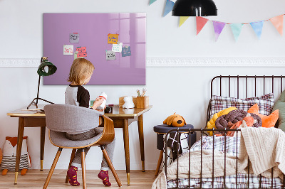 Magnetic writing board Lilac color