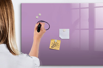 Magnetic writing board Lilac color