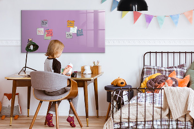 Magnetic board for drawing Lilac color