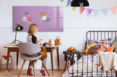 Magnetic writing board Lilac color