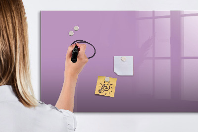 Magnetic writing board Lilac color