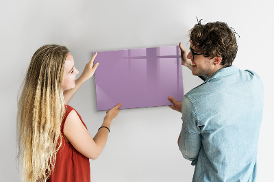 Magnetic board for drawing Lilac color