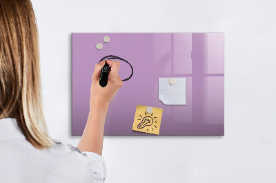 Magnetic writing board Lilac color