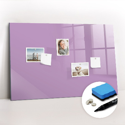 Magnetic writing board Lilac color