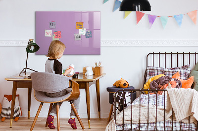 Magnetic board for drawing Lilac color