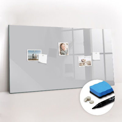 Magnetic board for drawing Light gray color